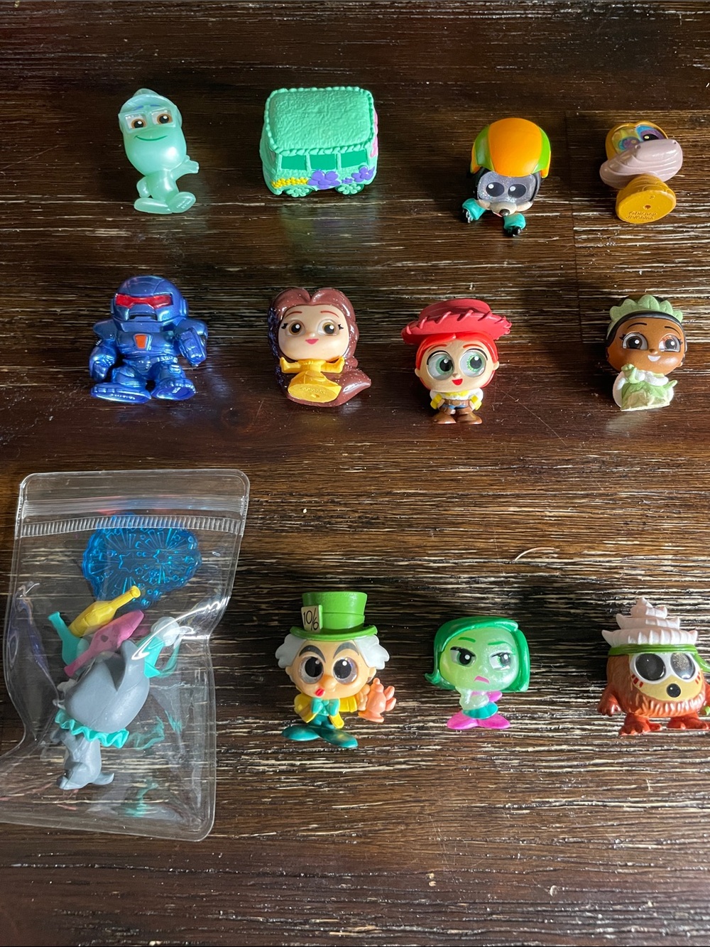 Disney Doorables Toys Figure Lot - Mad Hatter, Tramp, Belle, Kaa and More